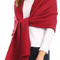 Sakkas Cara Pleated Crinkle Soft and Warm Shawl/ Wrap/ Stole