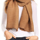 Sakkas Cara Pleated Crinkle Soft and Warm Shawl/ Wrap/ Stole