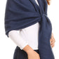 Sakkas Cara Pleated Crinkle Soft and Warm Shawl/ Wrap/ Stole