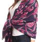 Sakkas Adele Floral Ornate Soft and Warm Pashmina Shawl Scarf Vegan Commute