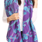 Sakkas Adele Floral Ornate Soft and Warm Pashmina Shawl Scarf Vegan Commute