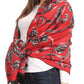 Sakkas Adele Floral Ornate Soft and Warm Pashmina Shawl Scarf Vegan Commute