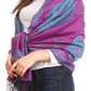 Sakkas Soffia Damask Rose Super Soft and Warm Pashmina Scarf Shawl Vegan Work