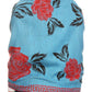 Sakkas Soffia Damask Rose Super Soft and Warm Pashmina Scarf Shawl Vegan Work