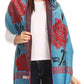 Sakkas Soffia Damask Rose Super Soft and Warm Pashmina Scarf Shawl Vegan Work