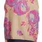 Sakkas Aurora Floral Rose Pashmina Scarf Shawl with Fringe Super Warm Soft Vegan