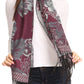 Sakkas Aurora Floral Rose Pashmina Scarf Shawl with Fringe Super Warm Soft Vegan