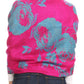 Sakkas Aurora Floral Rose Pashmina Scarf Shawl with Fringe Super Warm Soft Vegan