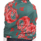 Sakkas Aurora Floral Rose Pashmina Scarf Shawl with Fringe Super Warm Soft Vegan
