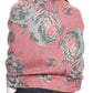 Sakkas Aurora Floral Rose Pashmina Scarf Shawl with Fringe Super Warm Soft Vegan