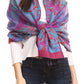 Sakkas Aurora Floral Rose Pashmina Scarf Shawl with Fringe Super Warm Soft Vegan