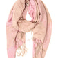 Sakkas Aubry dual colored ranunculus border soft Pashmina/ Shawl/ Wrap/ Stole