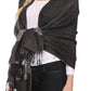 Sakkas Aubry dual colored ranunculus border soft Pashmina/ Shawl/ Wrap/ Stole