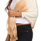 Sakkas Vicki Trendy Ombre Stripe Tie Dye Pashmina/ Shawl/ Wrap/ Stole