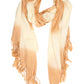 Sakkas Vicki Trendy Ombre Stripe Tie Dye Pashmina/ Shawl/ Wrap/ Stole
