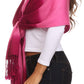 Sakkas Vicki Trendy Ombre Stripe Tie Dye Pashmina/ Shawl/ Wrap/ Stole