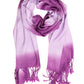 Sakkas Vicki Trendy Ombre Stripe Tie Dye Pashmina/ Shawl/ Wrap/ Stole