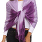 Sakkas Vicki Trendy Ombre Stripe Tie Dye Pashmina/ Shawl/ Wrap/ Stole