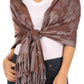 Sakkas Tawny Reversible Butterfly Pashmina/ Shawl/ Wrap/ Stole