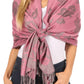 Sakkas Tawny Reversible Butterfly Pashmina/ Shawl/ Wrap/ Stole