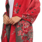 Sakkas Ontario double layer floral Pashmina/ Shawl/ Wrap/ Stole with fringe