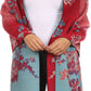 Sakkas Ontario double layer floral Pashmina/ Shawl/ Wrap/ Stole with fringe
