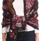 Sakkas Ontario double layer floral Pashmina/ Shawl/ Wrap/ Stole with fringe