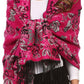 Sakkas Ontario double layer floral Pashmina/ Shawl/ Wrap/ Stole with fringe