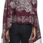 Sakkas Ontario double layer floral Pashmina/ Shawl/ Wrap/ Stole with fringe