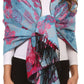 Sakkas Ontario double layer floral Pashmina/ Shawl/ Wrap/ Stole with fringe
