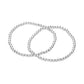 2PCS - Stainless Steel Ball Stretch Multi Layered Bracelets