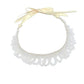 Bicone Beaded Bun Wrap Headpiece Necklace