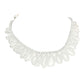 Bicone Beaded Bun Wrap Headpiece Necklace