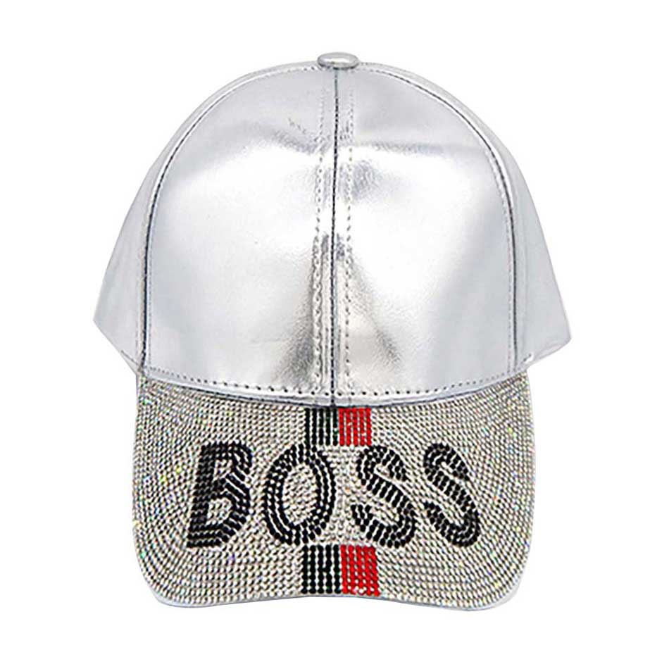 Bling Boss Message Baseball Cap