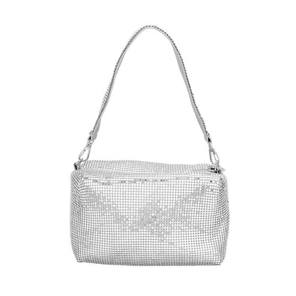 Bling Rectangle Tote Crossbody Bag