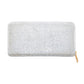 Crystal Rhinestone Pave Zipper Wallet
