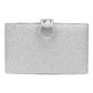 Shimmery Evening Clutch Crossbody Bag