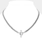 Stainless Steel Chain Toggle Necklace