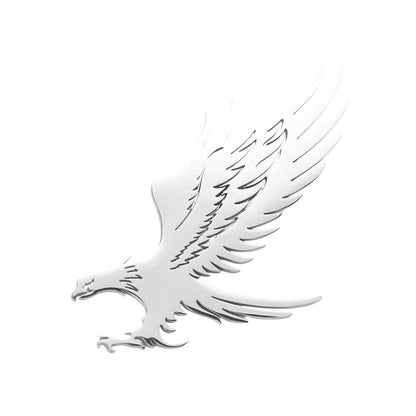 Stainless Steel Cutout Eagle Pin Brooch