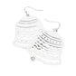 Stone Embellished Brass Metal Jingle Bell Dangle Earrings