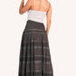 Sakkas Lace and Ribbon Peasant Boho Skirt