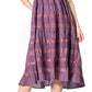 Sakkas Lace and Ribbon Peasant Boho Skirt