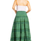 Sakkas Lace and Ribbon Peasant Boho Skirt