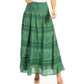 Sakkas Lace and Ribbon Peasant Boho Skirt