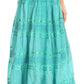 Sakkas Lace and Ribbon Peasant Boho Skirt