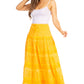 Sakkas Lace and Ribbon Peasant Boho Skirt