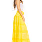 Sakkas Lace and Ribbon Peasant Boho Skirt