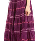 Sakkas Lace and Ribbon Peasant Boho Skirt