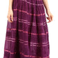 Sakkas Lace and Ribbon Peasant Boho Skirt