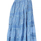 Sakkas Lace and Ribbon Peasant Boho Skirt